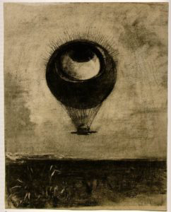 L&rsquo;oeil comme un étrange ballon - Odilon Redon